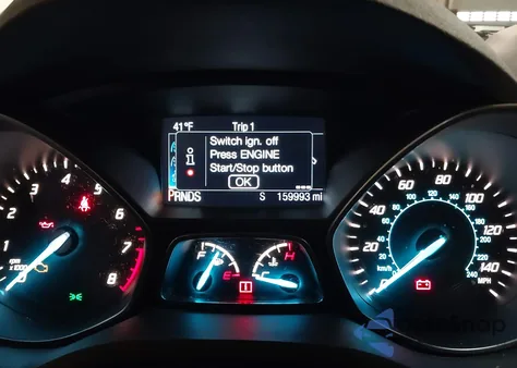 2014 Ford Escape Titanium z USA, uszkodzony, nr VIN 1FMCU0J90EUD00129